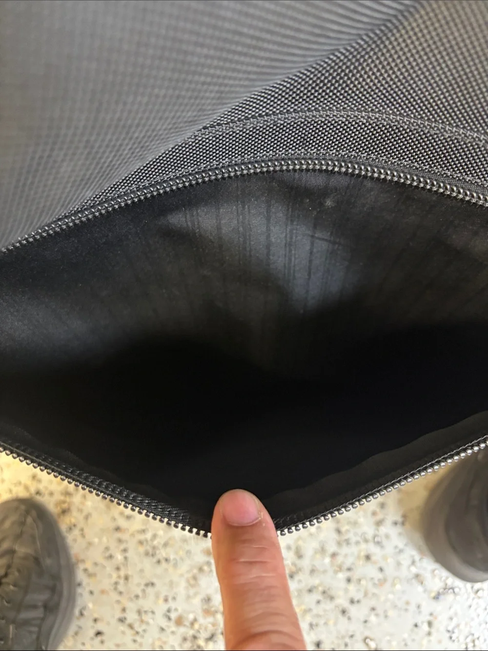 Tumi Black Rolling Garment Bag for Men